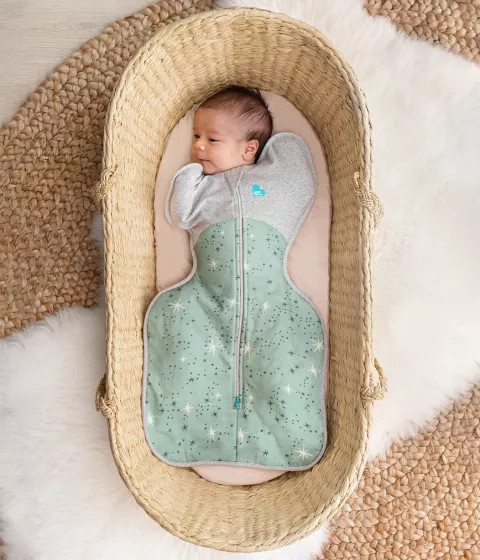  Love To Dream Swaddle UP, Gray, Newborn, 5-8.5 lbs.,  Dramatically better sleep, Allow baby to sleep in their preferred arms up  position for self-soothing, snug fit calms startle reflex : Baby