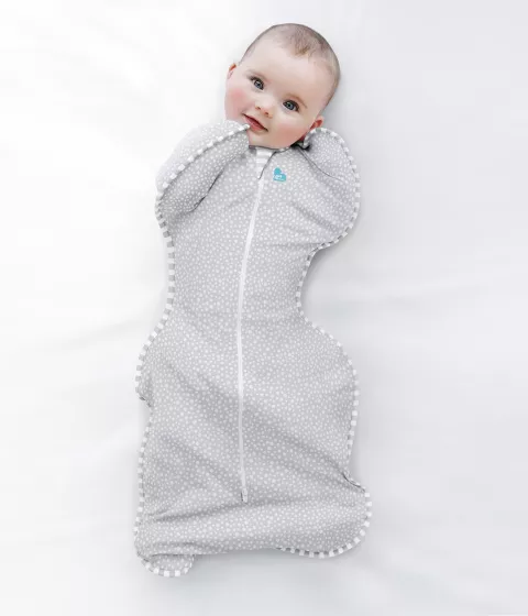 Swaddle Up™ Emmaillotage Bamboo Pointé Gris