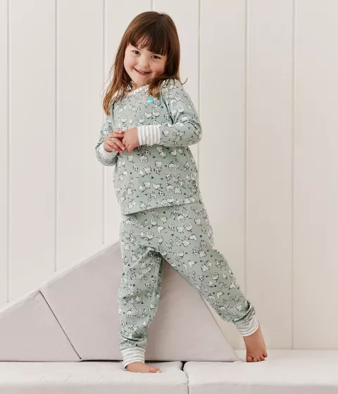 Love To Dream™ Pyjama Enfant Manches Longues Poulet Run Olive