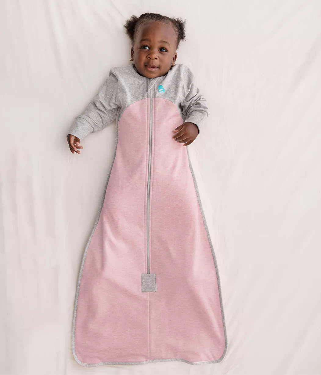 Love To Dream™ Long Sleeve Sleep Bag Organic All Seasons Dusty Pink