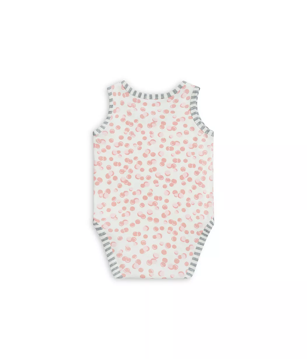 Bodysuit Sleeveless Bubbles Pink