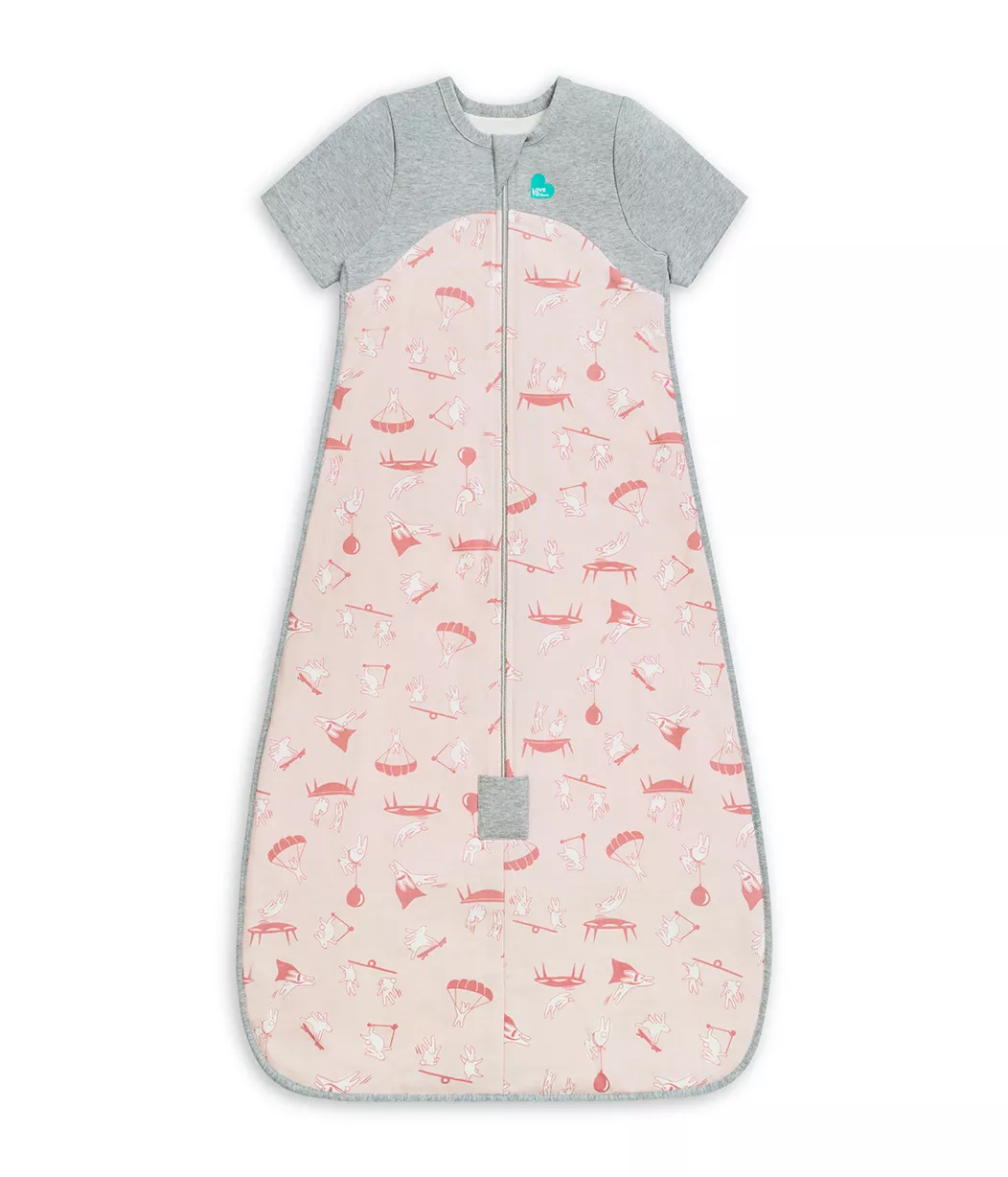 Love To Dream™ Sleep Bag Organic Mild Daredevil Bunny Light Pink