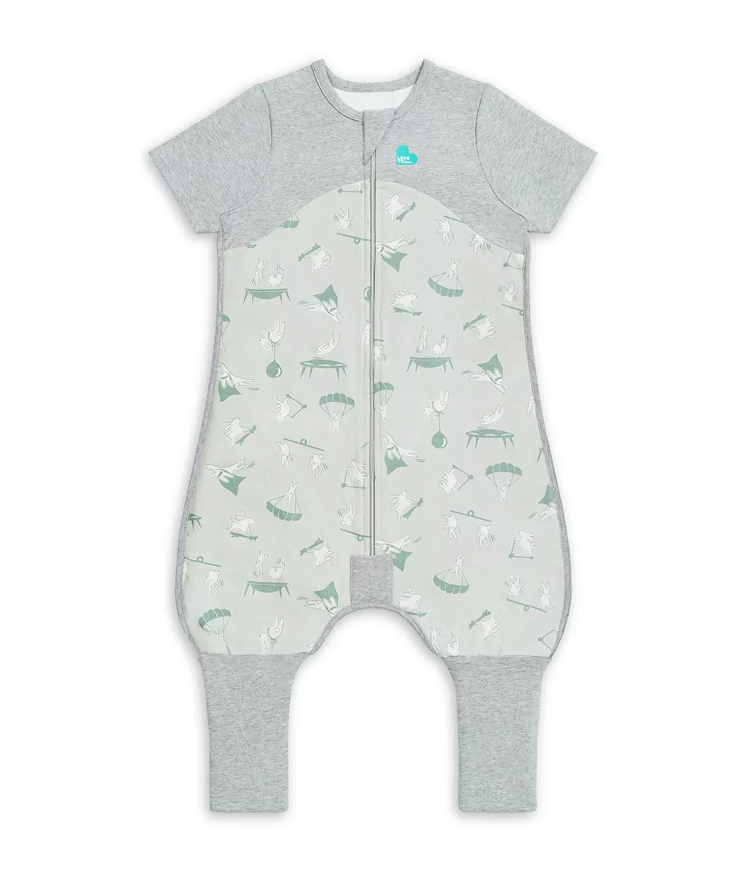 Love To Dream™ Sleep Suit Organic Mild Daredevil Bunny Olive